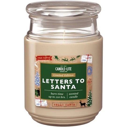 Świeca zapachowa - Letters To Santa (510g) Candle - Lite Company