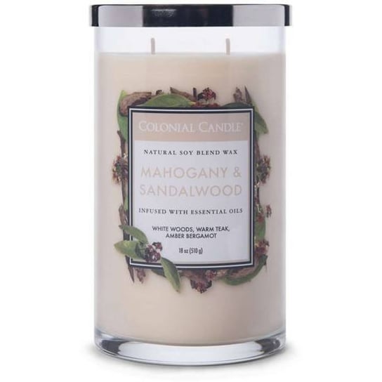 Świeca zapachowa - Mahogany & Sandalwood Colonial Candle
