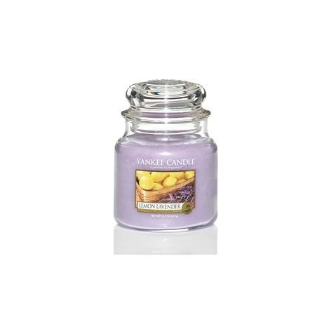 Świeca zapachowa, mały słój, Lemon Lavender, 104 g Yankee Candle