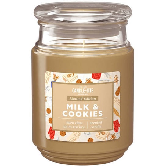Świeca zapachowa - Milk & Cookies (510g) Candle - Lite Company