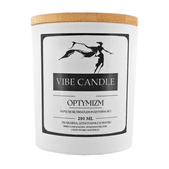 Świeca zapachowa Optymizm - Truskawka i Letni Podmuch Wiatru Vibe Candle Vibe Candle