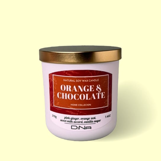 Świeca zapachowa - Orange & Chocolate DiNa