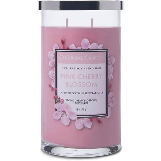 Świeca zapachowa - Pink Cherry Blossom Colonial Candle