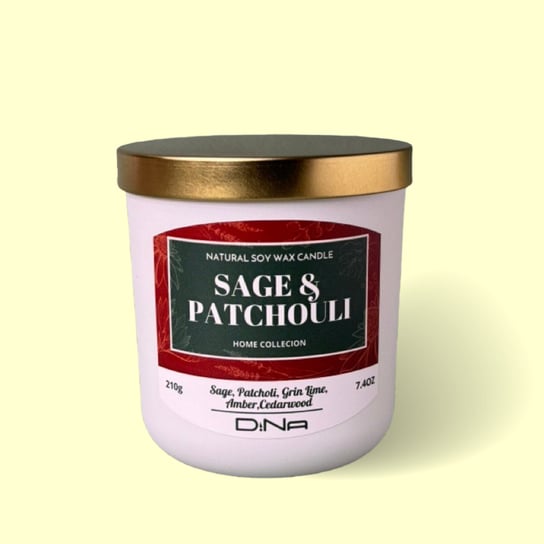 Świeca zapachowa - Sage & Patchouli DiNa