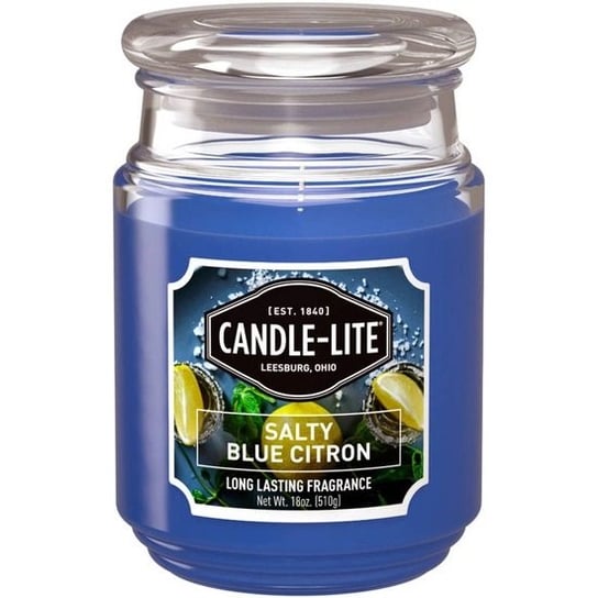 Świeca zapachowa - Salty Blue Citron (510g) Candle - Lite Company