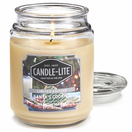 Świeca zapachowa - Santa's Cookies (510g) Candle - Lite Company