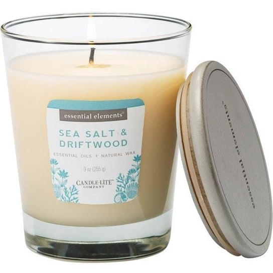 Świeca zapachowa - Sea Salt & Driftwood (255g) Candle - Lite Company