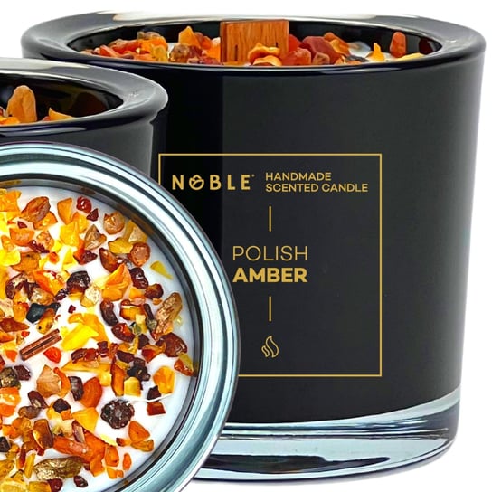 Świeca zapachowa sojowa Polish Amber Noble NOBLE