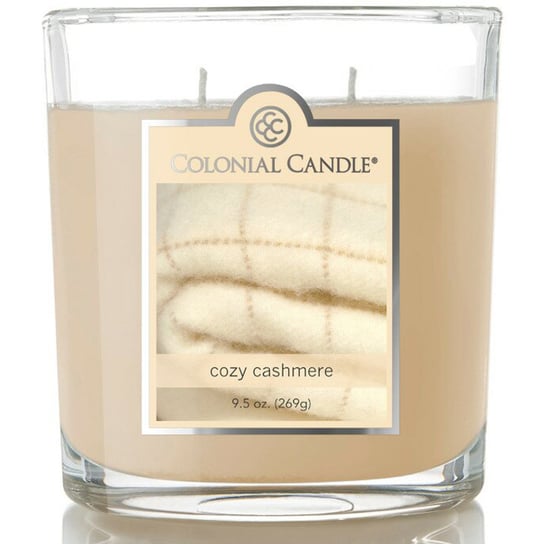 Świeca zapachowa sojowa w szkle 2 knoty Colonial Candle 269 g - Kaszmir Cozy Cashmere Inna marka