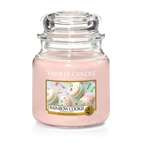 Świeca zapachowa średni słój Rainbow Cookie 411g Yankee Candle
