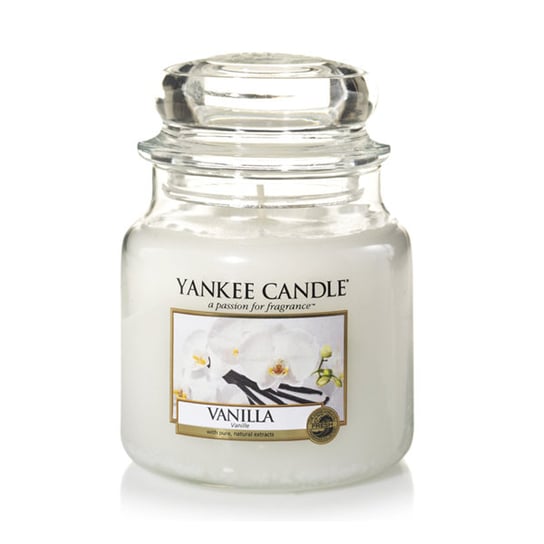 Świeca zapachowa średni słój Vanilla 411g Yankee Candle