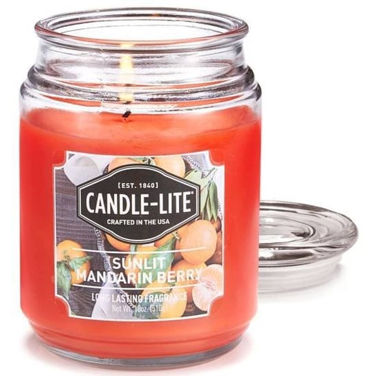 Świeca zapachowa - Sunlit Mandarin Berry (510g) Candle - Lite Company