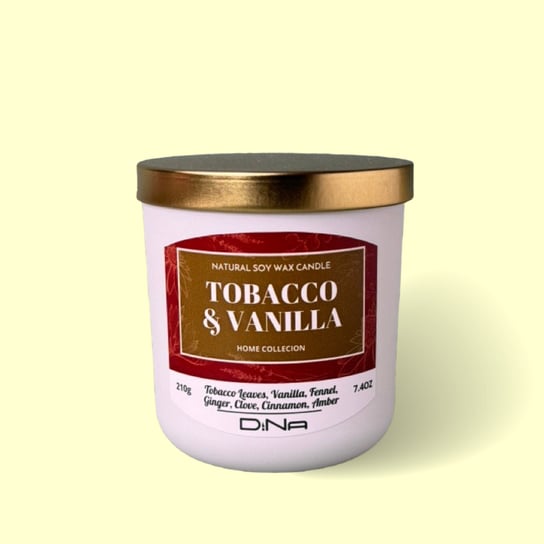 Świeca zapachowa - Tobacco & Vanilla DiNa