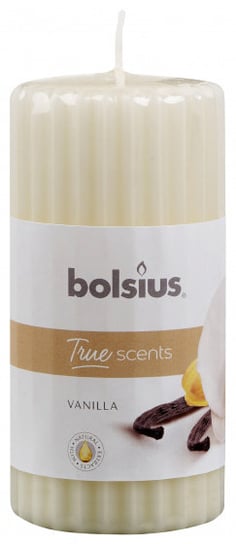 świeca zapachowa True Scents Wanilia 12 cm wosk biały Bolsius