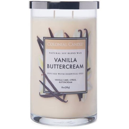 Świeca zapachowa - Vanilla Buttercream Colonial Candle