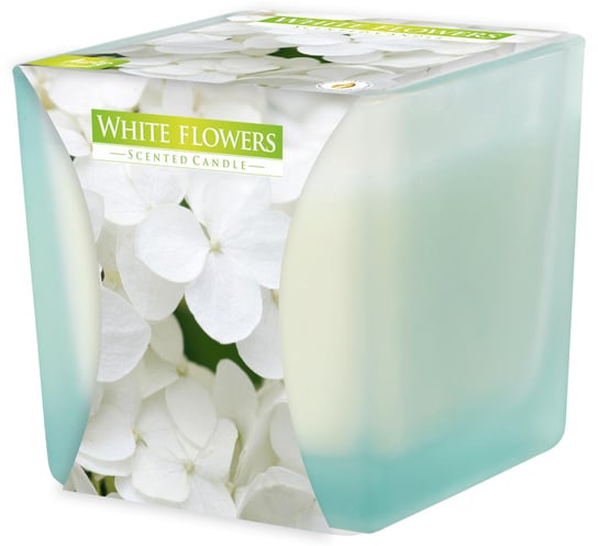 Świeca zapachowa w szkle BISPOL Białe kwiaty Bispol