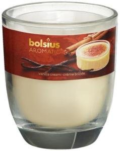 Świeca zapachowa w szkle BOLSIUS AROMATIC Creme brulee Bolsius