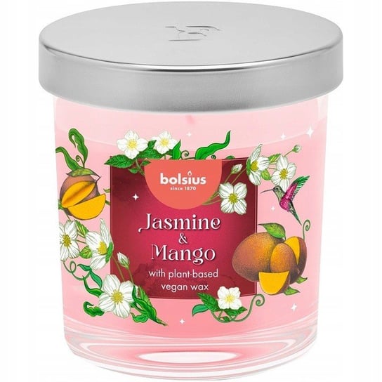 Świeca zapachowa w szkle BOLSIUS Floral Fusion 25H JAŚMIN - MANGO Bolsius