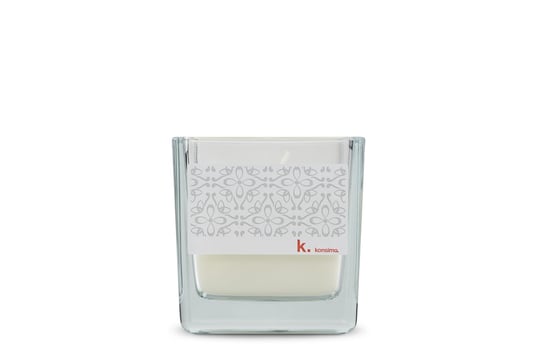 Świeca zapachowa w szkle MEDETA biały / 8x8x8  / parafina/olej palmowy Konsimo