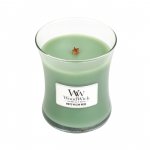 Świeca zapachowa White Willow Moss - średnia Woodwick