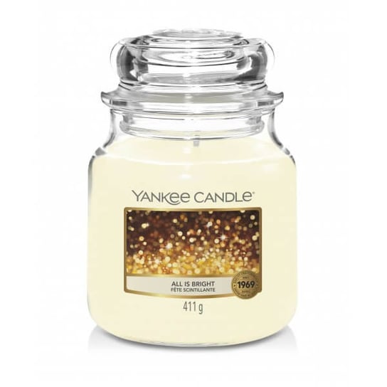 Świeca zapachowa YANKEE CANDLE  All is Bright, średni słoik, 411 g Yankee Candle