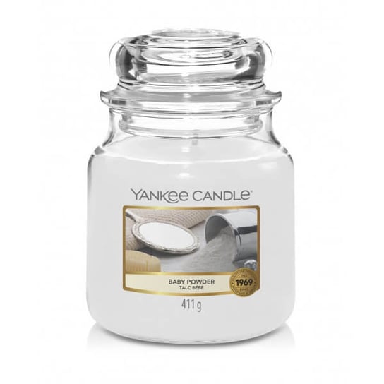 Świeca zapachowa YANKEE CANDLE, Baby Powder, 411 g Yankee Candle