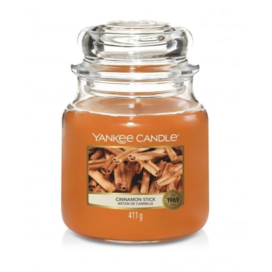 Świeca zapachowa Yankee Candle CINNAMON STICK, średni słoik, 411g Yankee Candle