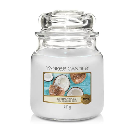 Świeca zapachowa, YANKEE CANDLE, Coconut Splash, 411 g Yankee Candle