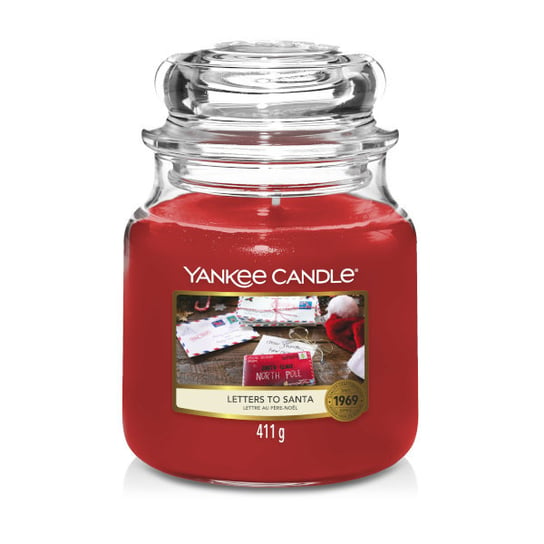 Świeca zapachowa Yankee Candle LETTERS TO SANTA, średni słoik, 411g Yankee Candle