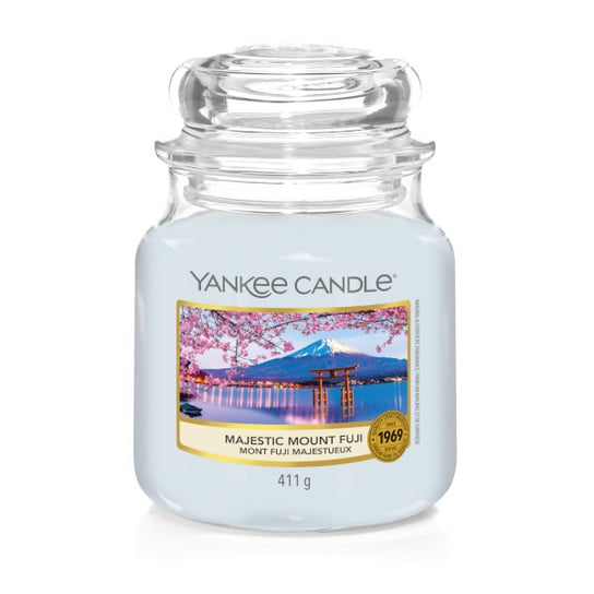 Świeca zapachowa Yankee Candle MAJESTIC MOUNT FUJI, średni słoik 411g Yankee Candle