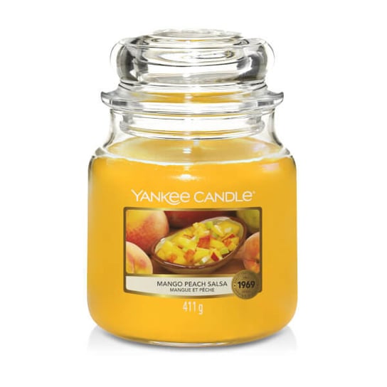 Świeca zapachowa, YANKEE CANDLE, Mango Peach Salsa, 411 g Yankee Candle