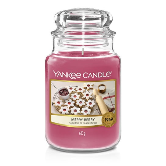 Świeca Zapachowa Yankee Candle Merry Berry, Duży Słoik, 623G Yankee Candle