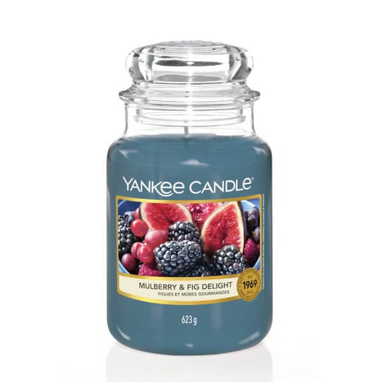 Świeca zapachowa YANKEE CANDLE Mulberry & Fig Delight, duży słoik, 623 g Yankee Candle