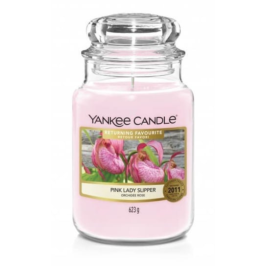 Świeca Zapachowa Yankee Candle Pink Lady Slipper Duża 623g Yankee Candle