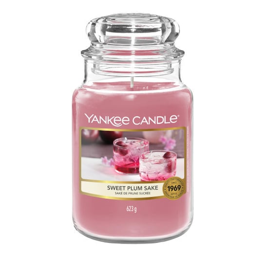 Świeca zapachowa Yankee Candle SWEET PLUM SAKE, duży słoik 623g Yankee Candle