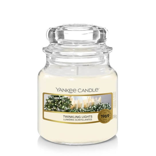 Świeca zapachowa Yankee Candle TWINKLING LIGHTS, mały słoik, 104g Yankee Candle