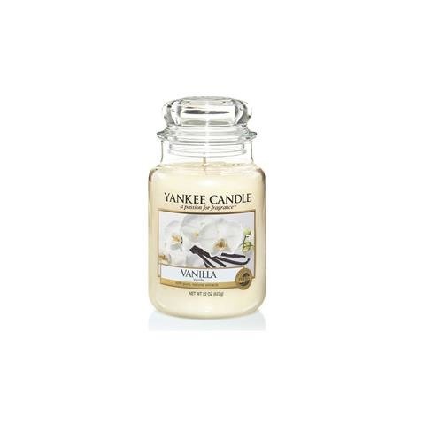 Świeca zapachowa YANKEE CANDLE Vanilla, duży słoik, 623 g Yankee Candle