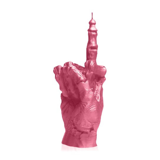 Świeca Zombie Hand FCK Pink Candellana
