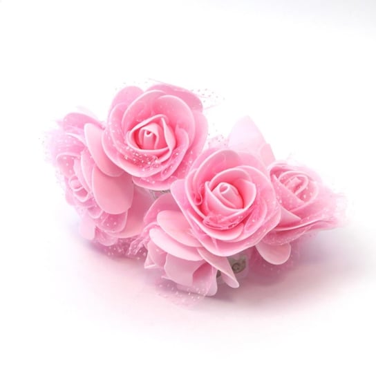 Świecące kwiaty LED PLATINET Cotton Balls, 10 szt., różowe PLATINET