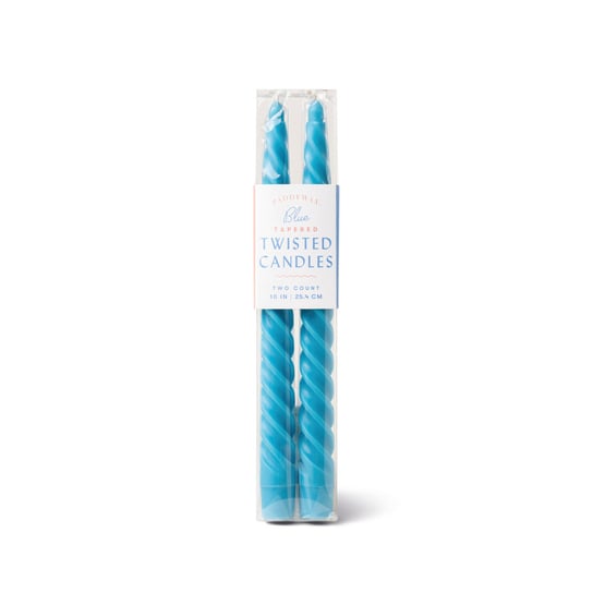 Świece Stożkowe 2Szt 'Realm' 25,4cm Blue Twisted | Paddywax Inna marka
