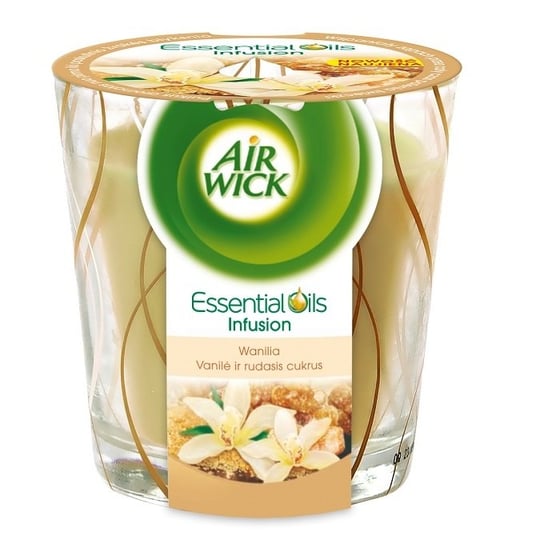 Świeczka AIR WICK Essential Oils Infusion, wanilia, 105 g Air Wick