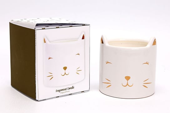 Świeczka SIL kot, ceramika, 8,3 cm Sil