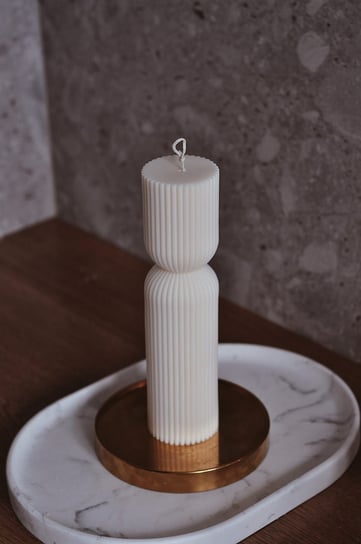 ŚWIECZKA SOJOWA ART KOLUMNA - 520 G NATURALNA - Inny producent | Sklep ...