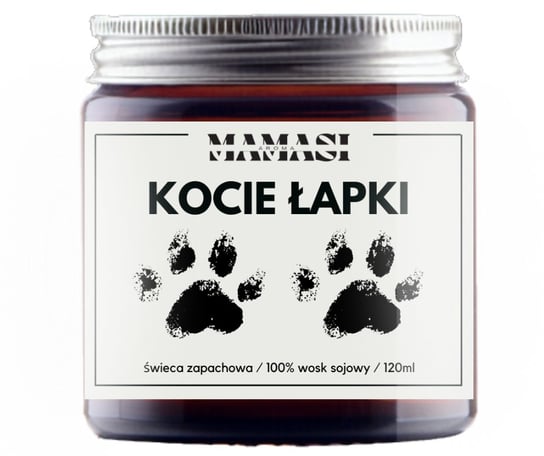 Świeczka Sojowa Kocie Łapki Urodziny, Prezent, Upominek, Zapachowa 120Ml Mamasi Candle