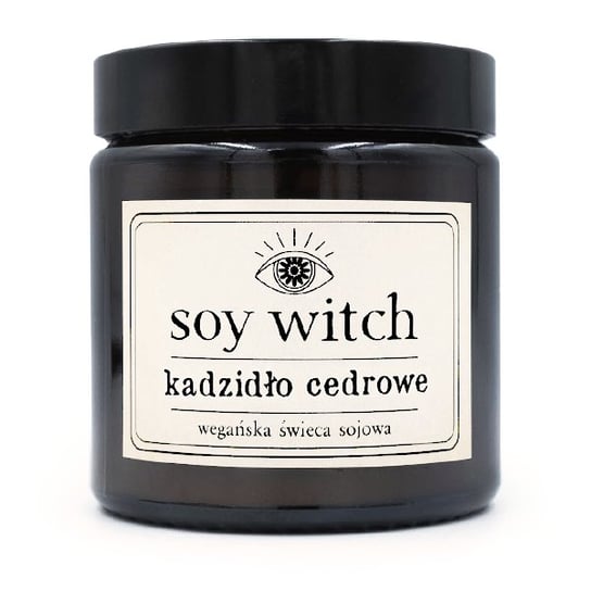 Świeczka sojowa zapachowa w szkle Kadzidło cedrowe Soy Witch