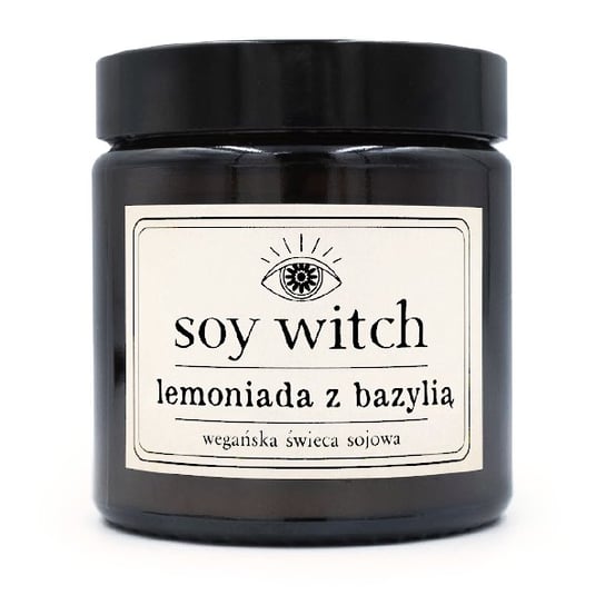 Świeczka sojowa zapachowa w szkle Lemoniada z bazylią Soy Witch