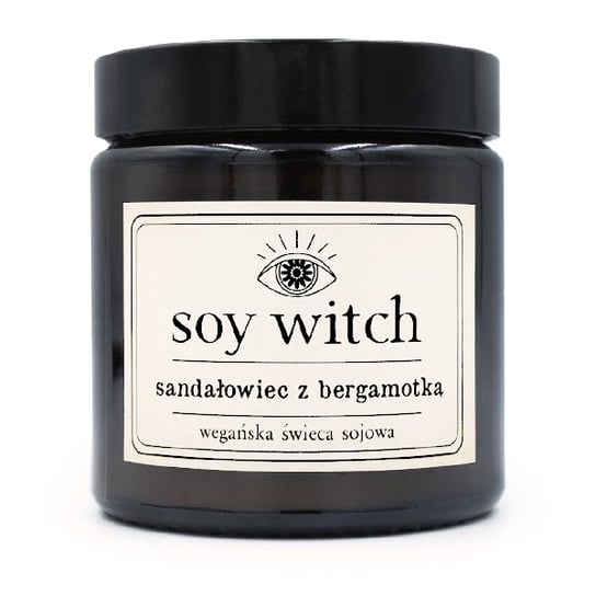 Świeczka sojowa zapachowa w szkle Sandałowiec z bergamotką Soy Witch