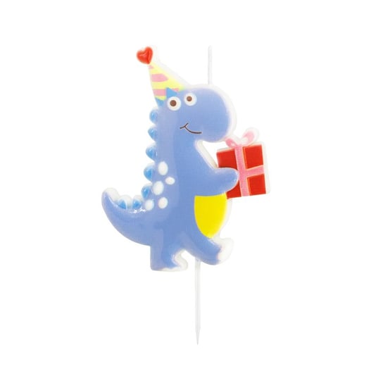 Świeczka urodzinowa Dinozaur z prezentem 1szt. Inna marka