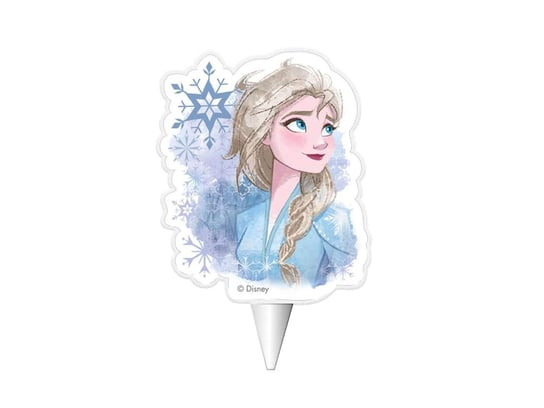 Świeczka urodzinowa Elsa Frozen 2 - Kraina Lodu - 1 szt. Dekora