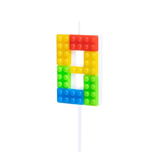 ŚWIECZKA URODZINOWA KLOCKI LEGO CYFRA 8 Inna marka